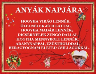 ANYÁK NAPJÁRA