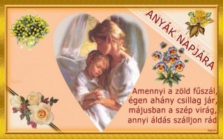 ANYÁK NAPJÁRA